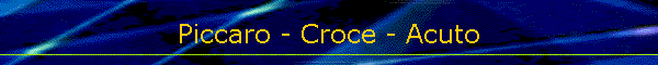 Piccaro - Croce - Acuto