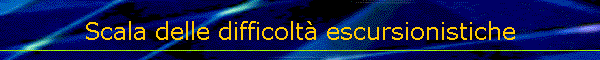 Scala delle difficoltà escursionistiche