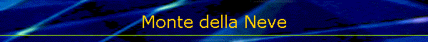 Monte della Neve